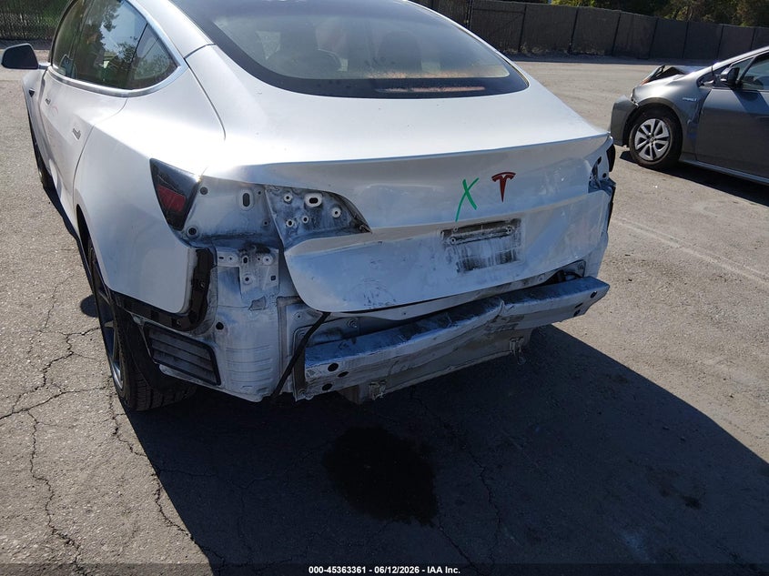 2019 Tesla Model 3 VIN 5YJ3E1EA6KF326668 IAAI salvage auction — REAR END, Salvage (California), sold $6,400 on 2026-07-13 (photo 6)