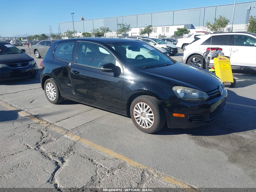 2010 Volkswagen Golf VIN WVWBB7AJ2AW310801 IAAI salvage auction — SIDE, Salvage (California), sold $650 on 2026-07-10 (photo 1)