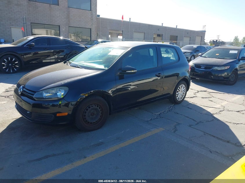 2010 Volkswagen Golf VIN WVWBB7AJ2AW310801 IAAI salvage auction — SIDE, Salvage (California), sold $650 on 2026-07-10 (photo 2)