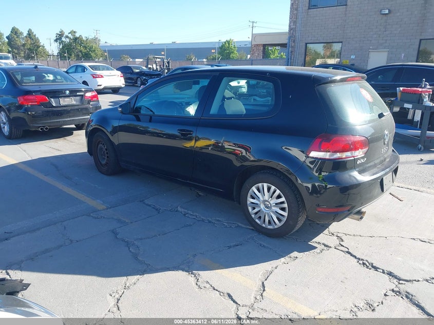2010 Volkswagen Golf VIN WVWBB7AJ2AW310801 IAAI salvage auction — SIDE, Salvage (California), sold $650 on 2026-07-10 (photo 3)