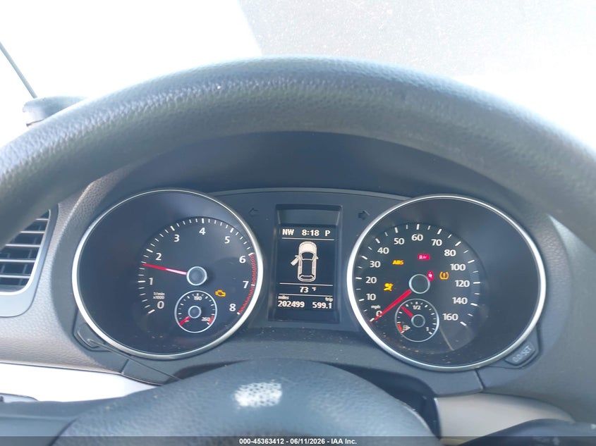 2010 Volkswagen Golf VIN WVWBB7AJ2AW310801 IAAI salvage auction — SIDE, Salvage (California), sold $650 on 2026-07-10 (photo 7)