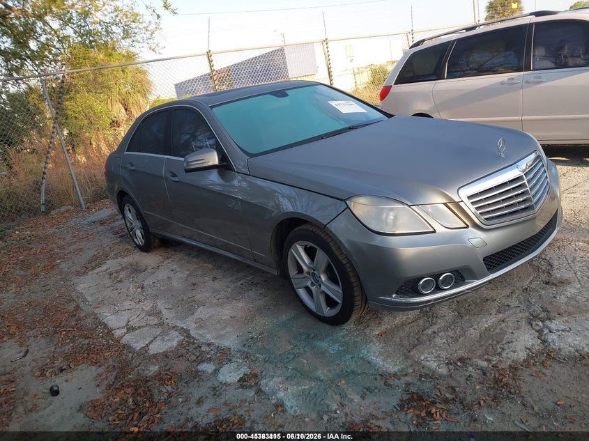 2011 Mercedes-benz E-klasse VIN WDDHF5GB0BA349362 IAAI salvage auction — MECHANICAL, Clear (Florida), sold $1,225 on 2026-07-15 (photo 1)
