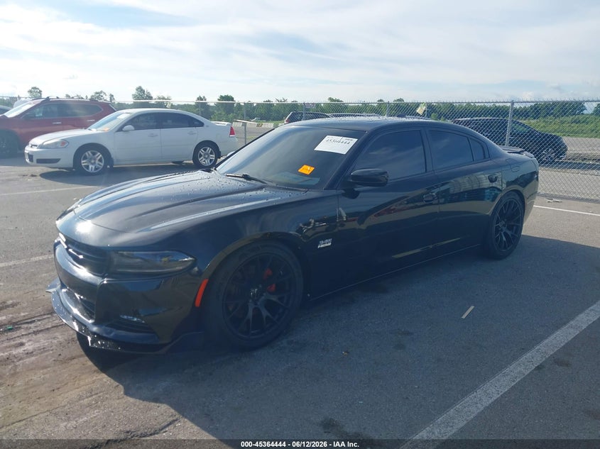 2015 Dodge Charger VIN 2C3CDXCT2FH772038 IAAI salvage auction — REAR END, Clear (Indiana), sold $8,200 on 2026-07-31 (photo 2)