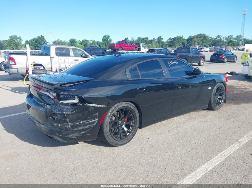 2015 Dodge Charger VIN 2C3CDXCT2FH772038 IAAI salvage auction — REAR END, Clear (Indiana), sold $8,200 on 2026-07-31 (photo 4)