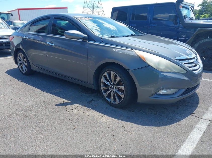 2013 Hyundai Sonata VIN 5NPEC4AC0DH738077 IAAI salvage auction — LEFT FRONT, Clear (Tennessee), sold $350 on 2026-07-14 (photo 1)