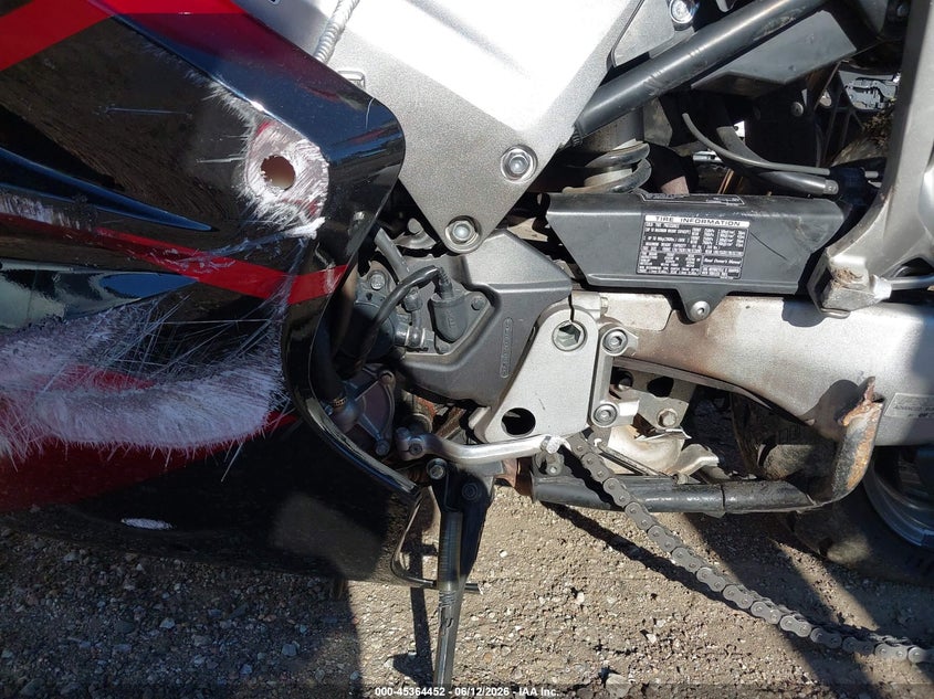 2007 Honda Vfr800 VIN JH2RC46407M900102 IAAI salvage auction — LEFT SIDE, Certificate Of Title (Nebraska), sold $375 on 2026-07-15 (photo 9)