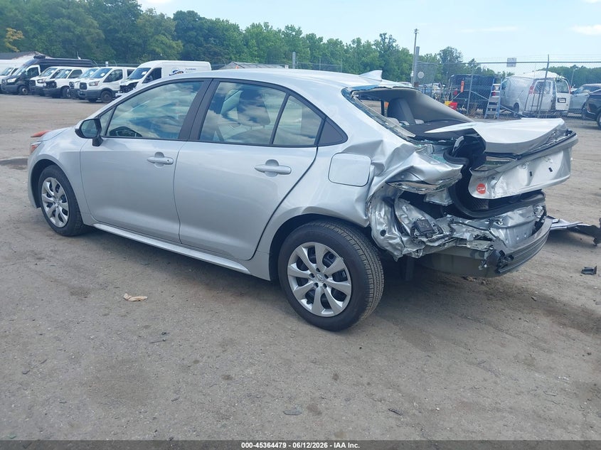 2026 Toyota Corolla VIN 5YFB4MDE3TP425944 IAAI salvage auction — REAR END, Salvage - Greater Than 75% (Maryland), sold $6,275 on 2026-07-28 (photo 3)