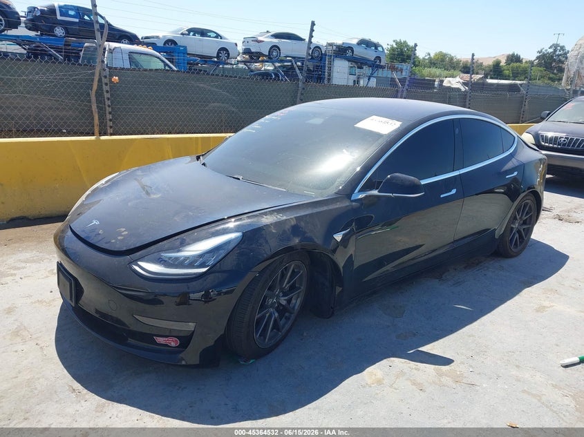 2018 Tesla Model 3 VIN 5YJ3E1EA5JF034475 IAAI salvage auction — UNKNOWN, Salvage (California), sold $4,250 on 2026-07-09 (photo 2)