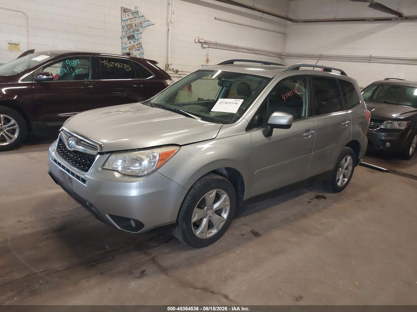 2015 Subaru Forester VIN JF2SJAHC8FH456690 IAAI salvage auction — LEFT FRONT, Prior Salvage (Minnesota), sold $1,450 on 2026-07-23 (photo 2)