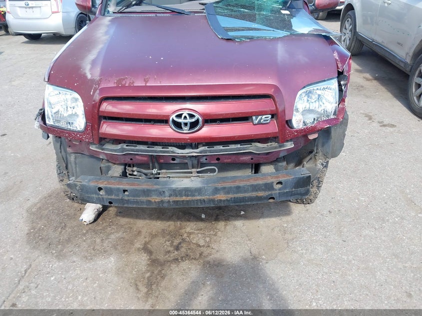 2006 Toyota Tundra VIN 5TBDT481X6S530083 IAAI salvage auction — FRONT END, Salvage (Texas), sold $2,150 on 2026-07-22 (photo 6)