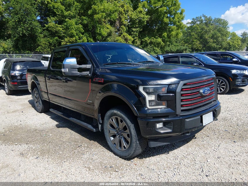 2017 Ford F-150 VIN 1FTFW1EG5HFC66756 IAAI salvage auction — LEFT FRONT, Salvage (Ohio), sold $4,900 on 2026-08-01 (photo 1)