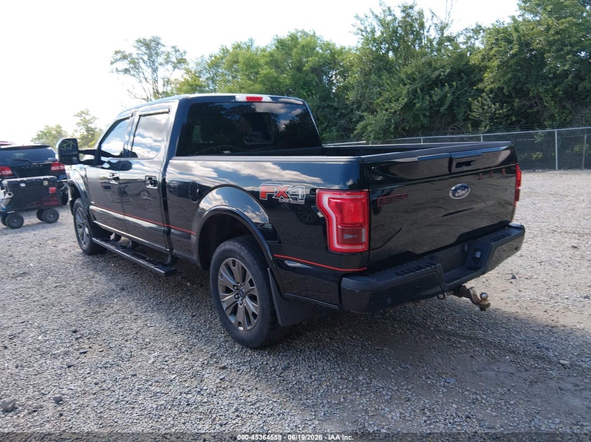 2017 Ford F-150 VIN 1FTFW1EG5HFC66756 IAAI salvage auction — LEFT FRONT, Salvage (Ohio), sold $4,900 on 2026-08-01 (photo 3)
