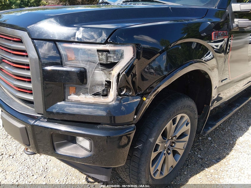 2017 Ford F-150 VIN 1FTFW1EG5HFC66756 IAAI salvage auction — LEFT FRONT, Salvage (Ohio), sold $4,900 on 2026-08-01 (photo 6)
