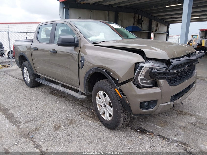 2025 Ford Ranger VIN 1FTER4PH0SLE04304 IAAI salvage auction — FRONT END, Salvage Title, sold $9,500 on 2026-07-28 (photo 1)
