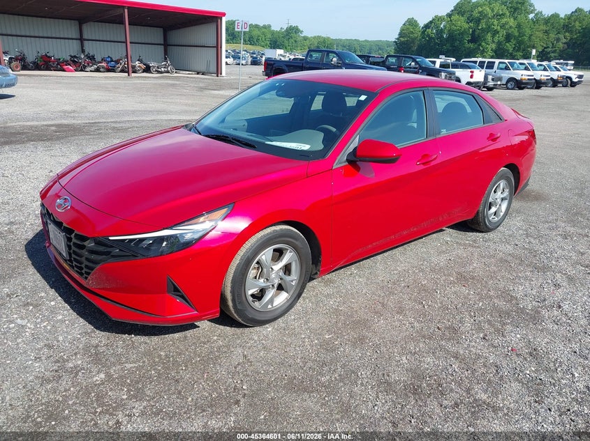 2021 Hyundai Elantra VIN 5NPLL4AGXMH046841 IAAI salvage auction — NORMAL WEAR, Sf97 (Maryland), sold $25 on 2026-07-21 (photo 2)