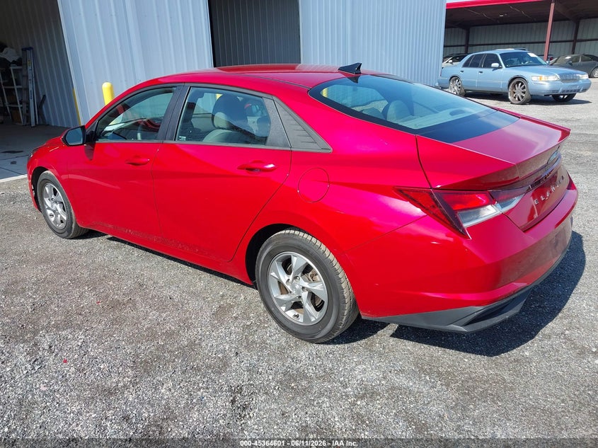 2021 Hyundai Elantra VIN 5NPLL4AGXMH046841 IAAI salvage auction — NORMAL WEAR, Sf97 (Maryland), sold $25 on 2026-07-21 (photo 3)