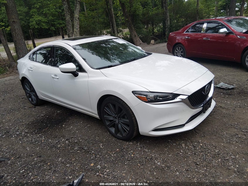 2018 Mazda 6 VIN JM1GL1VM5J1328047 IAAI salvage auction — REAR END, Salvage Title, sold $2,700 on 2026-07-28 (photo 1)