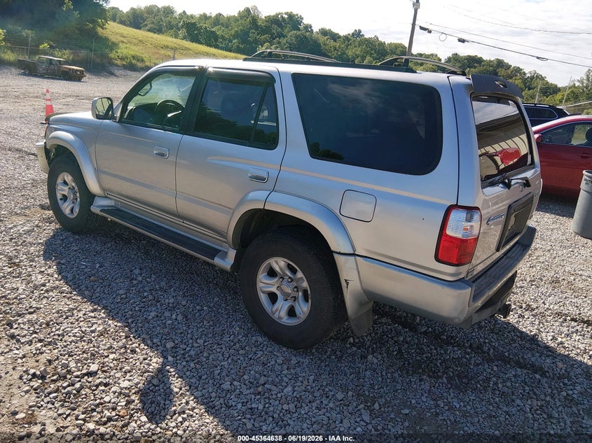 2001 Toyota 4runner VIN JT3HN86R010353322 IAAI salvage auction — FRONT & REAR, Salvage (Kentucky), sold $1,250 on 2026-07-24 (photo 3)