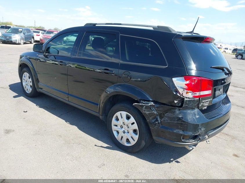 2018 Dodge Journey VIN 3C4PDCBG5JT530886 IAAI salvage auction — REAR END, Salvage (Arizona), sold $1,450 on 2026-07-24 (photo 3)