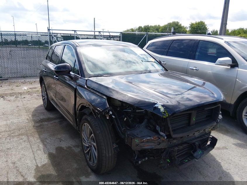 2025 Lincoln Corsair VIN 5LMCJ2DA7SUL03046 IAAI salvage auction — FRONT END, Salvage (Ohio), sold $10,100 on 2026-07-11 (photo 1)
