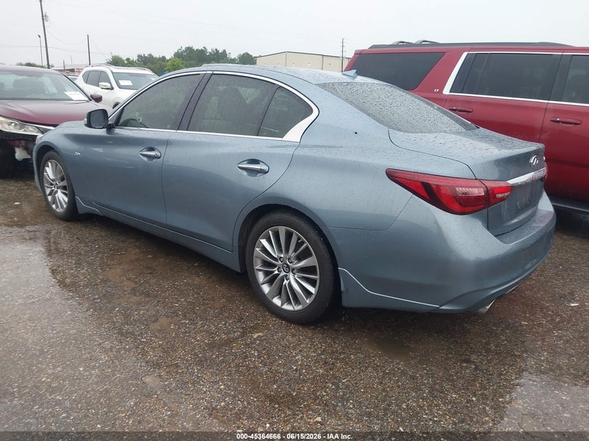 2018 Infiniti Q50 VIN JN1CV7AP2JM241610 IAAI salvage auction — VANDALISM, Salvage (Texas), sold $4,250 on 2026-07-15 (photo 3)