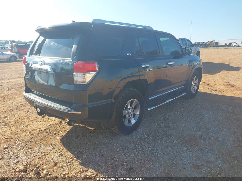 2013 Toyota 4runner VIN JTEBU5JR0D5145146 IAAI salvage auction — HAIL, Clear (Missouri), sold $9,900 on 2026-07-06 (photo 4)