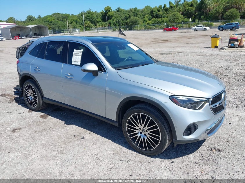 2024 Mercedes-benz Glc VIN W1NKM4GB5RU043288 IAAI salvage auction — REAR END, Salvage Title, sold $22,700 on 2026-07-23 (photo 1)