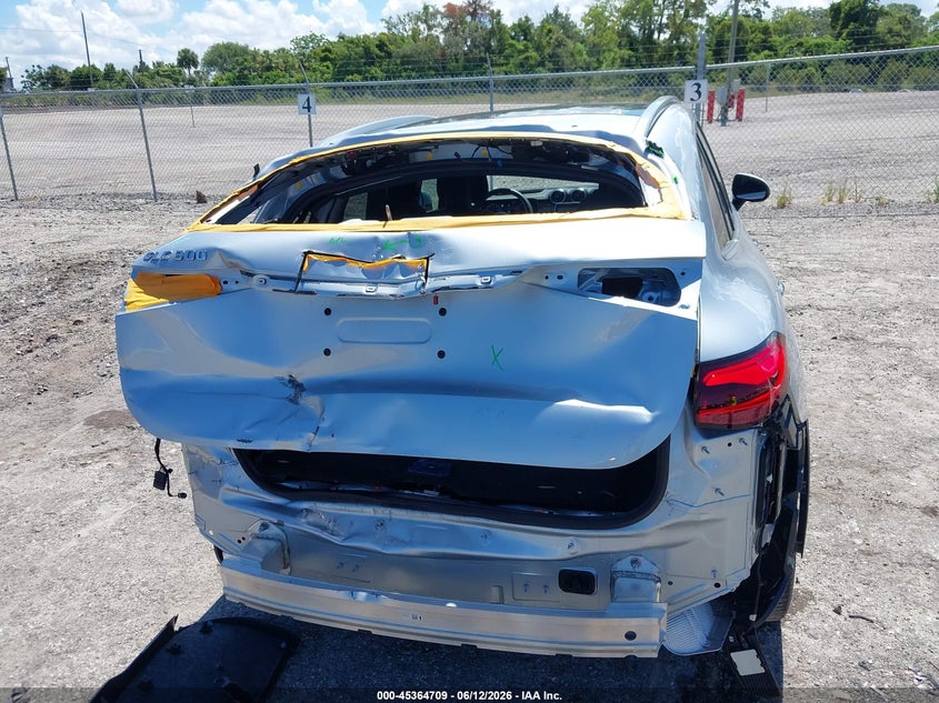 2024 Mercedes-benz Glc VIN W1NKM4GB5RU043288 IAAI salvage auction — REAR END, Salvage Title, sold $22,700 on 2026-07-23 (photo 6)