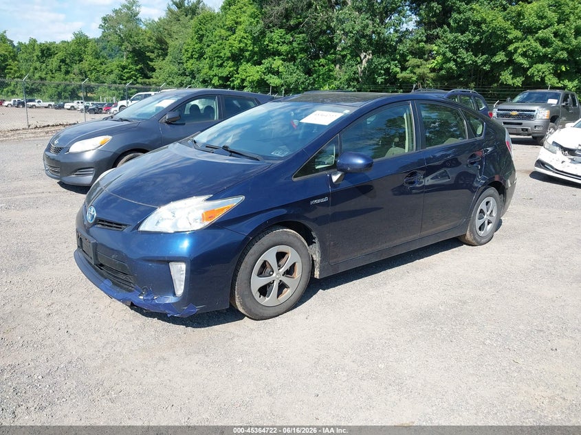 2015 Toyota Prius VIN JTDKN3DU3F0442305 IAAI salvage auction — HAIL, Salvage (Ohio), sold $1,100 on 2026-07-06 (photo 2)