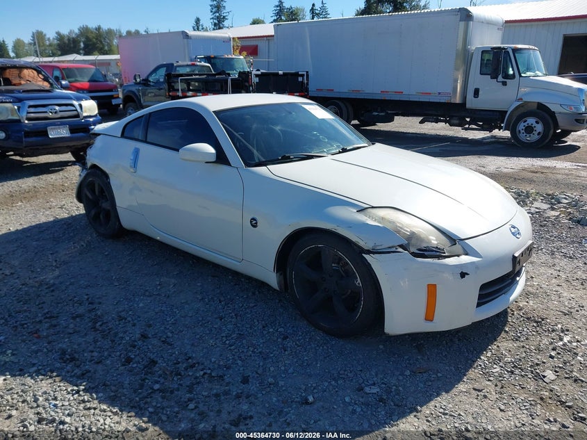 2006 Nissan 350z VIN JN1AZ34D46M311380 IAAI salvage auction — RIGHT SIDE, Bill Of Sale (Washington), sold $1,000 on 2026-07-29 (photo 1)