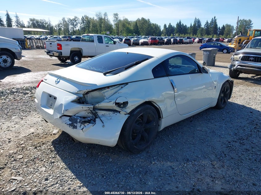 2006 Nissan 350z VIN JN1AZ34D46M311380 IAAI salvage auction — RIGHT SIDE, Bill Of Sale (Washington), sold $1,000 on 2026-07-29 (photo 4)