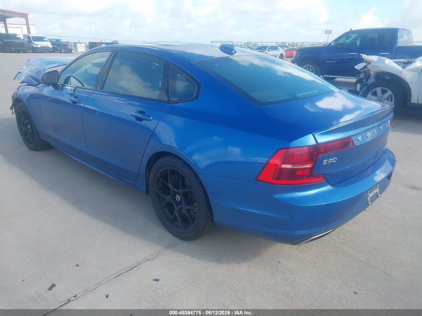 2020 Volvo S90 VIN LVYA22MT7LP175025 IAAI salvage auction — FRONT END, Salvage (Texas), sold $7,700 on 2026-07-24 (photo 3)