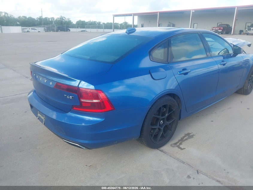 2020 Volvo S90 VIN LVYA22MT7LP175025 IAAI salvage auction — FRONT END, Salvage (Texas), sold $7,700 on 2026-07-31 (photo 4)