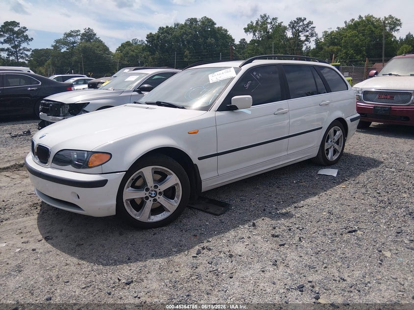 2004 BMW 3 series VIN WBAEP33434PF04606 IAAI salvage auction — LEFT FRONT, Clear (South Carolina), sold $1,050 on 2026-07-22 (photo 2)