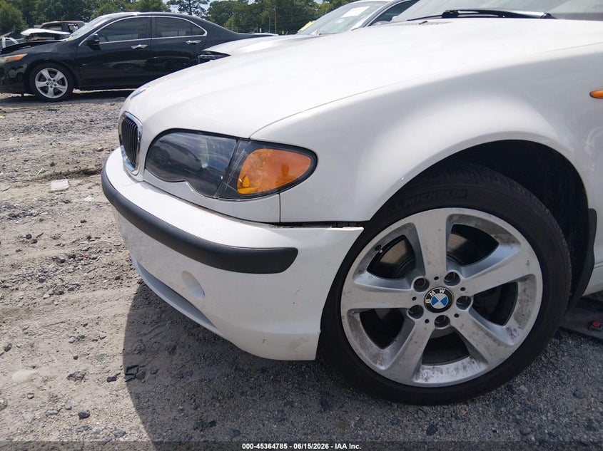 2004 BMW 3 series VIN WBAEP33434PF04606 IAAI salvage auction — LEFT FRONT, Clear (South Carolina), sold $1,050 on 2026-07-22 (photo 6)