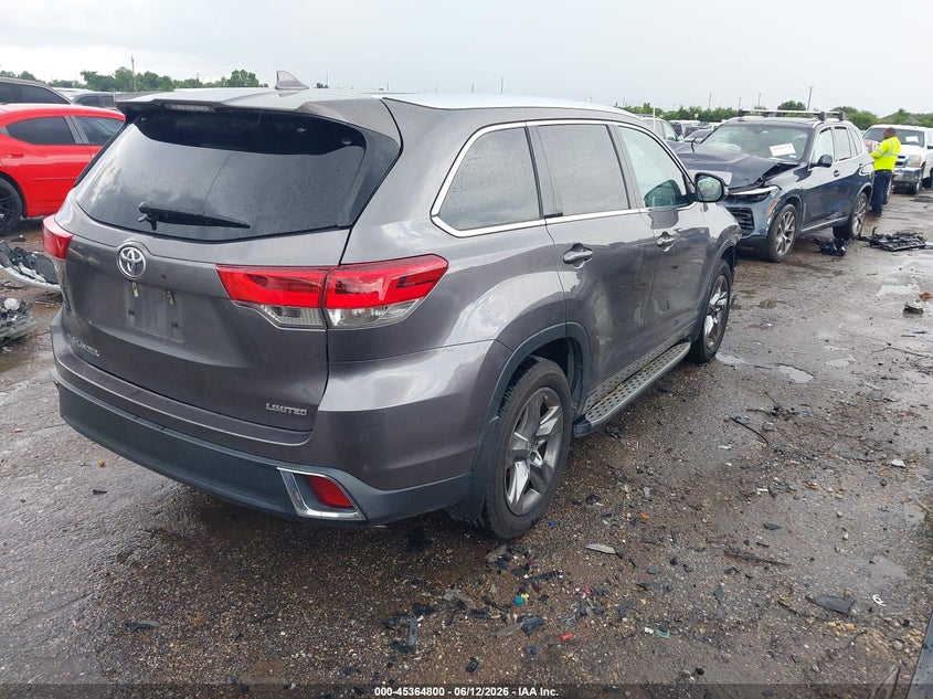 2019 Toyota Highlander VIN 5TDYZRFH9KS318550 IAAI salvage auction — FRONT END, Salvage Title, sold $8,600 on 2026-07-29 (photo 4)