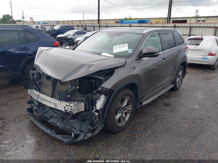 2019 Toyota Highlander VIN 5TDYZRFH9KS318550 IAAI salvage auction — FRONT END, Salvage Title, sold $8,600 on 2026-07-25 (photo 6)