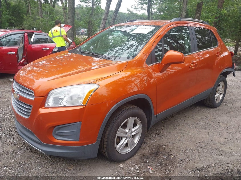 2015 Chevrolet Trax VIN KL7CJRSB0FB249387 IAAI salvage auction — REAR END, Clear (Virginia), sold $575 on 2026-07-28 (photo 2)