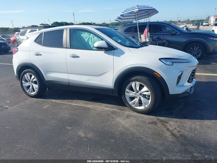 2025 Buick Encore gx VIN KL4AMBSL7SB051136 IAAI salvage auction — LEFT SIDE, Salvage Title, sold $5,300 on 2026-07-16 (photo 1)