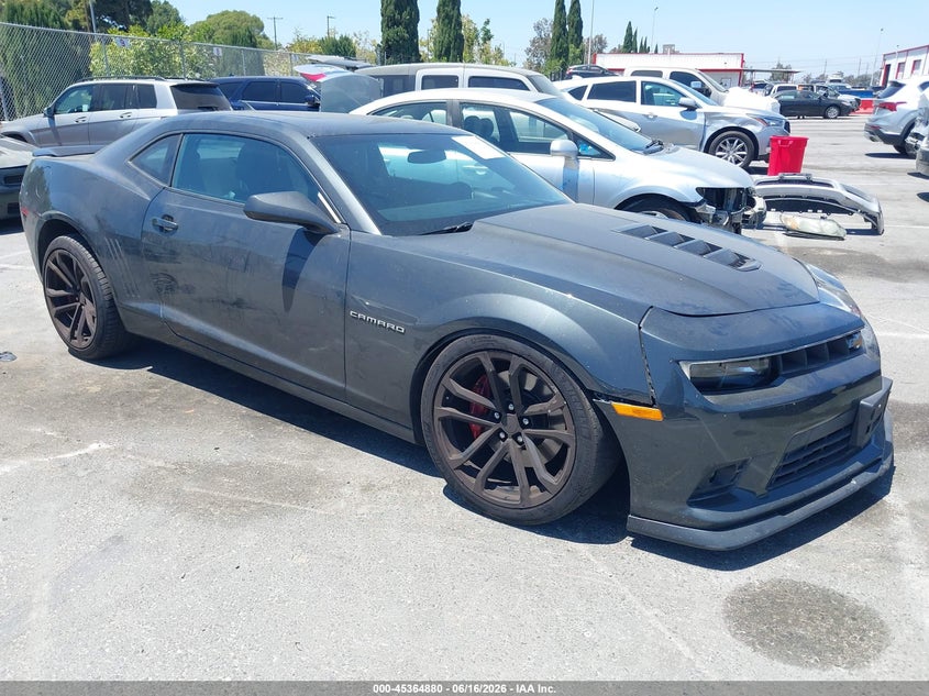 2015 Chevrolet Camaro VIN 2G1FJ1EW1F9301278 IAAI salvage auction — FRONT END, Salvage Title, sold $7,050 on 2026-07-30 (photo 1)