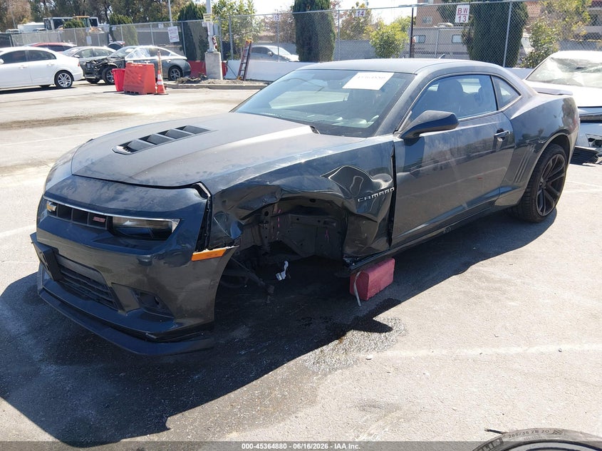 2015 Chevrolet Camaro VIN 2G1FJ1EW1F9301278 IAAI salvage auction — FRONT END, Salvage Title, sold $7,050 on 2026-07-30 (photo 2)