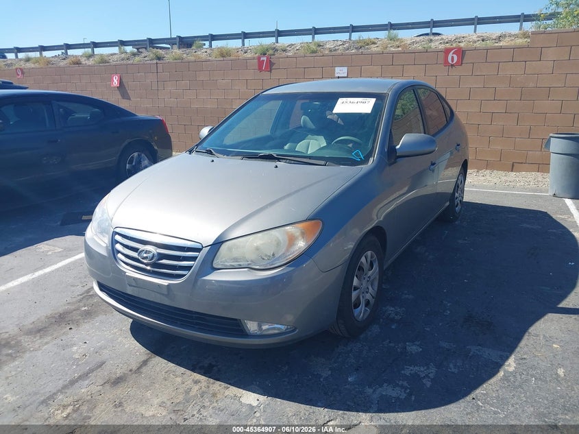 2010 Hyundai Elantra VIN KMHDU4AD1AU183803 IAAI salvage auction — NORMAL WEAR, Clear - Dealer Only (California), sold $725 on 2026-07-22 (photo 2)