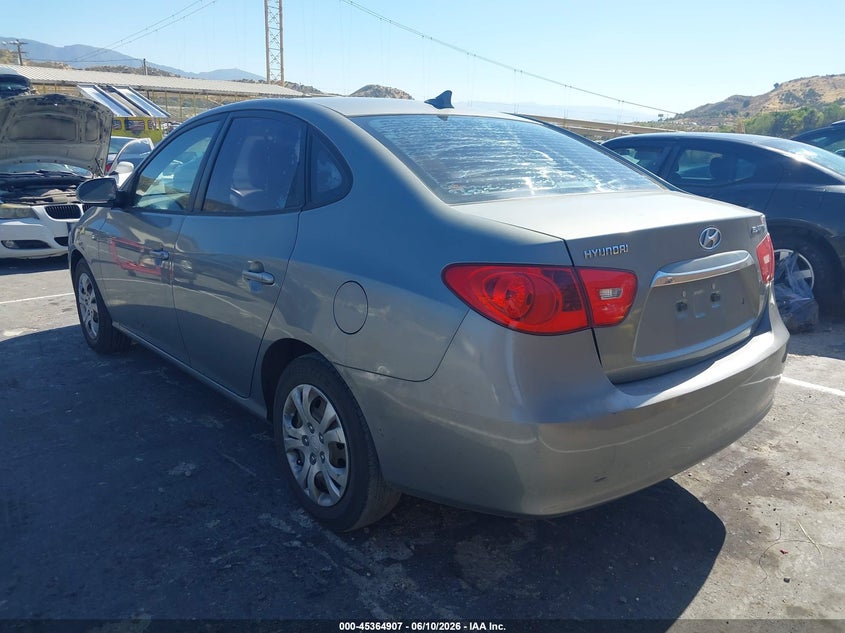 2010 Hyundai Elantra VIN KMHDU4AD1AU183803 IAAI salvage auction — NORMAL WEAR, Clear - Dealer Only (California), sold $725 on 2026-07-22 (photo 3)