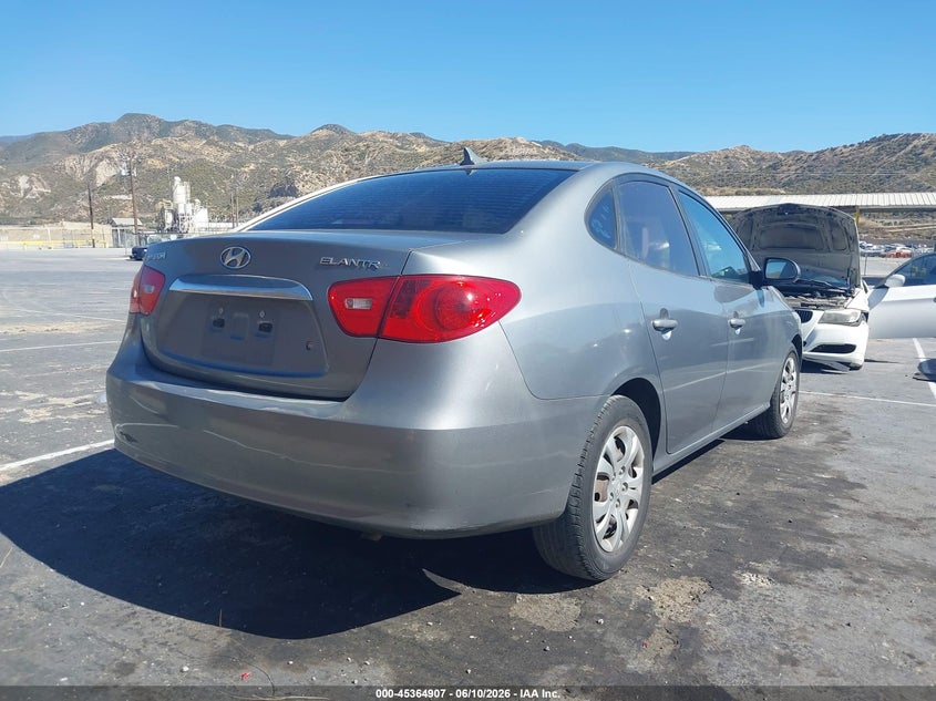 2010 Hyundai Elantra VIN KMHDU4AD1AU183803 IAAI salvage auction — NORMAL WEAR, Clear - Dealer Only (California), sold $725 on 2026-07-22 (photo 4)