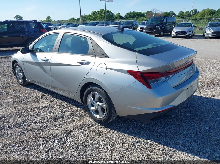 2021 Hyundai Elantra VIN 5NPLL4AG0MH047223 IAAI salvage auction — NORMAL WEAR, SF97 (Illinois), sold $15,775 on 2026-07-09 (photo 3)