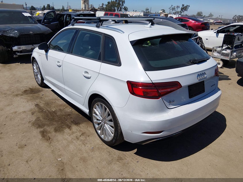 2017 Audi A3 VIN WAUUPBFF2HA034674 IAAI salvage auction — RIGHT FRONT, Salvage Title, sold $4,000 on 2026-07-29 (photo 3)