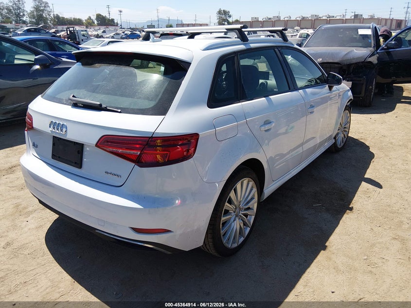 2017 Audi A3 VIN WAUUPBFF2HA034674 IAAI salvage auction — RIGHT FRONT, Salvage Title, sold $4,000 on 2026-07-29 (photo 4)