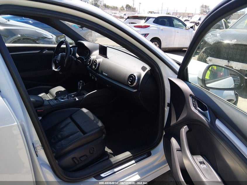 2017 Audi A3 VIN WAUUPBFF2HA034674 IAAI salvage auction — RIGHT FRONT, Salvage Title, sold $4,000 on 2026-07-29 (photo 5)