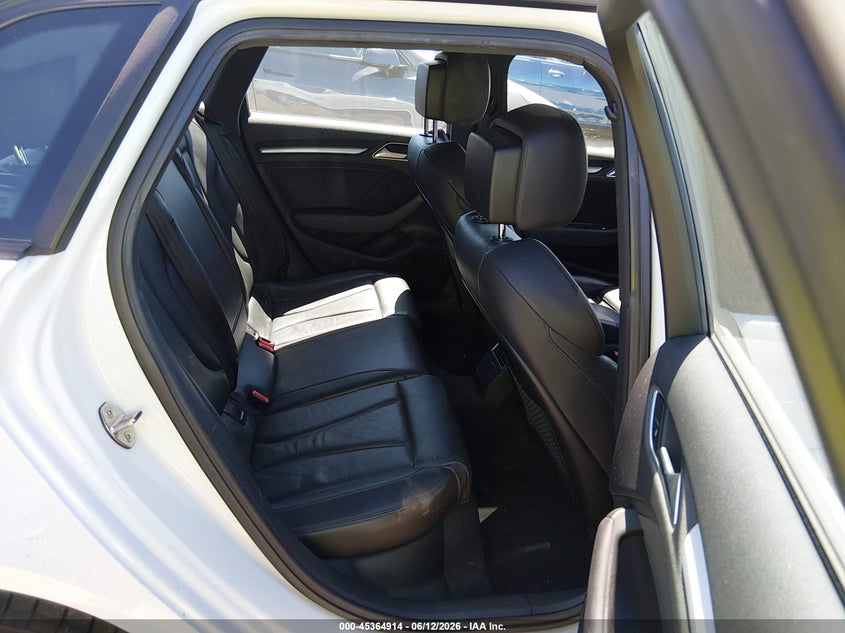 2017 Audi A3 VIN WAUUPBFF2HA034674 IAAI salvage auction — RIGHT FRONT, Salvage Title, sold $4,000 on 2026-07-29 (photo 8)