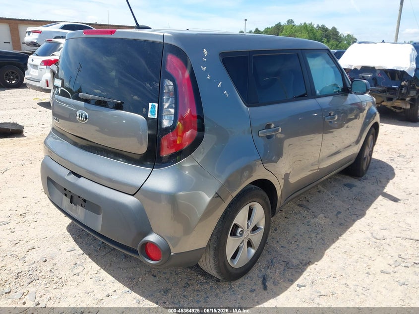 2016 Kia Soul VIN KNDJN2A27G7239015 IAAI salvage auction — LEFT SIDE, Salvage (North Carolina), sold $775 on 2026-07-13 (photo 4)